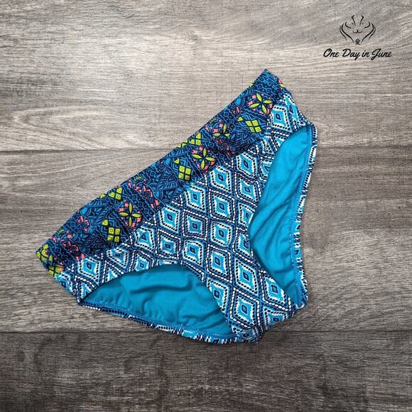 Coastal Blue Egyptian Night Bikini Bottom Size XS - Picture 1 of 3